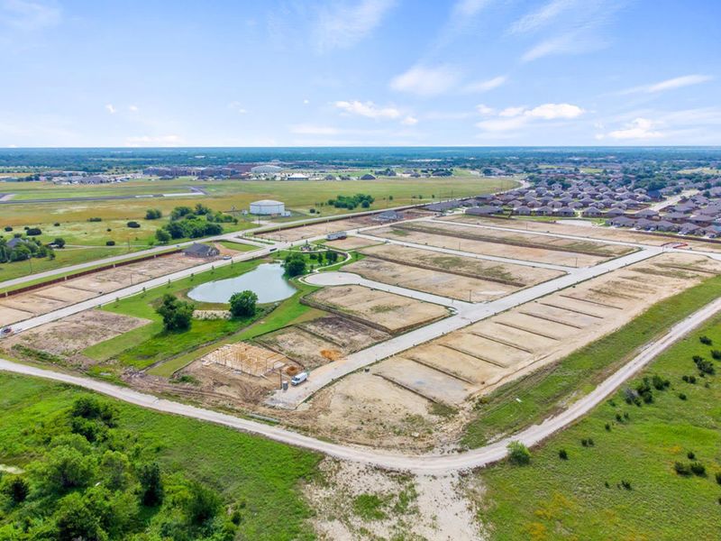Aerial View | Chisholm Hills in Cleburne, TX by Landsea Homes