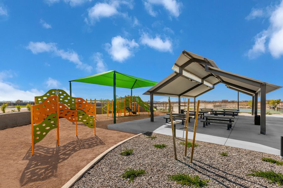 Community Park - Ramada| The Grove at Citrus Park | New Homes in Goodyear, AZ | Landsea Homes