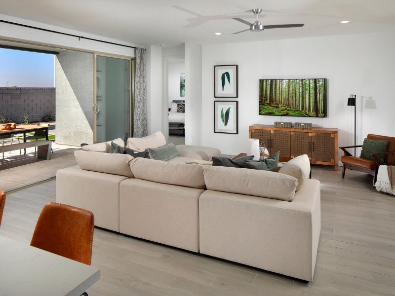 Sydney living room modeled at San Tan Groves