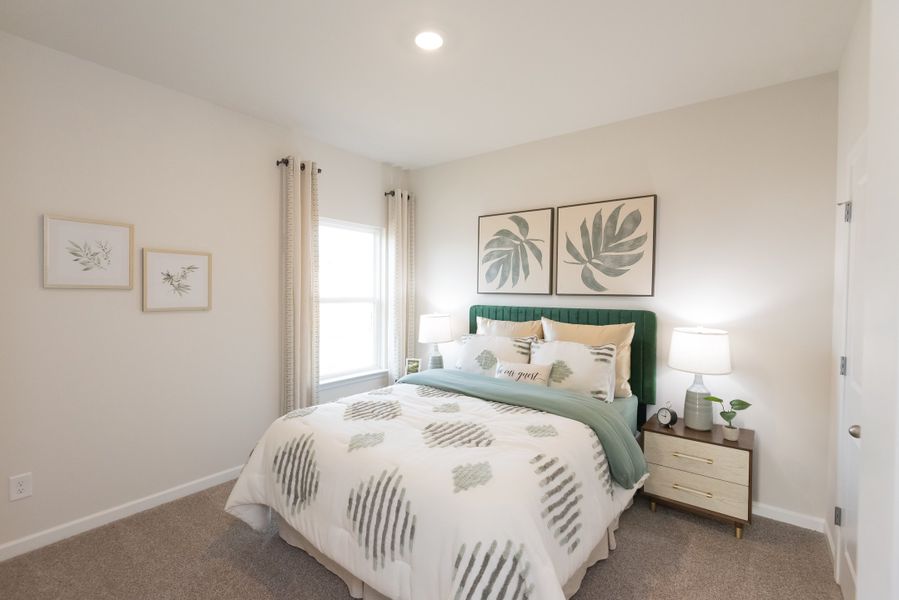 The Northbrook floorplan features three secondary bedrooms.
