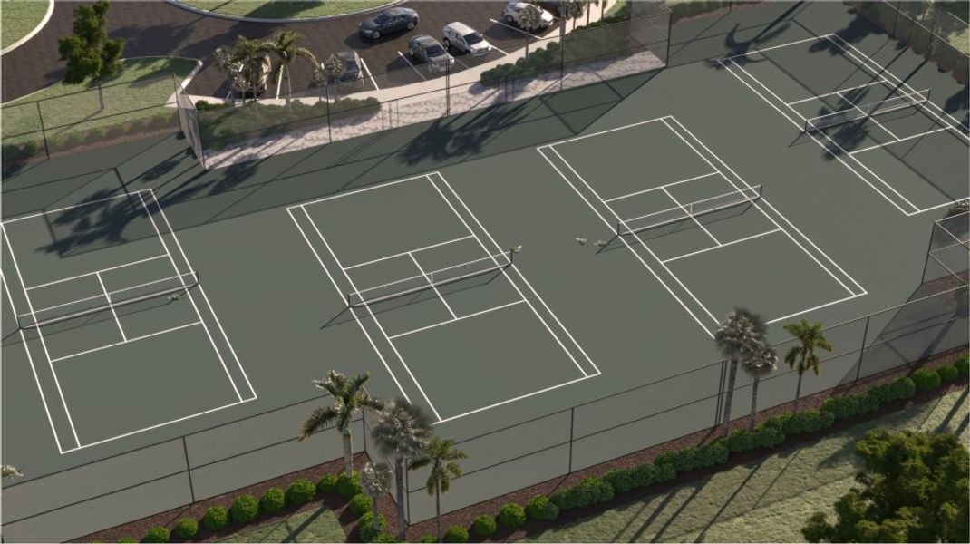 Tennis courts