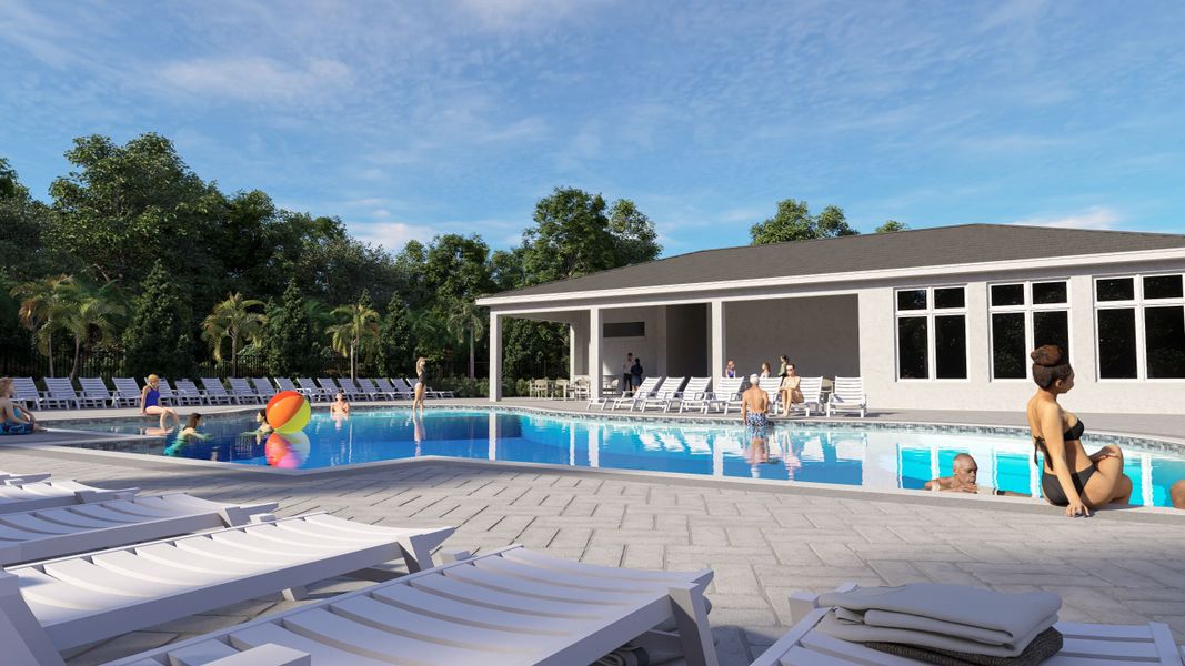 Pool will feature a sunshelf and space to get your laps in.