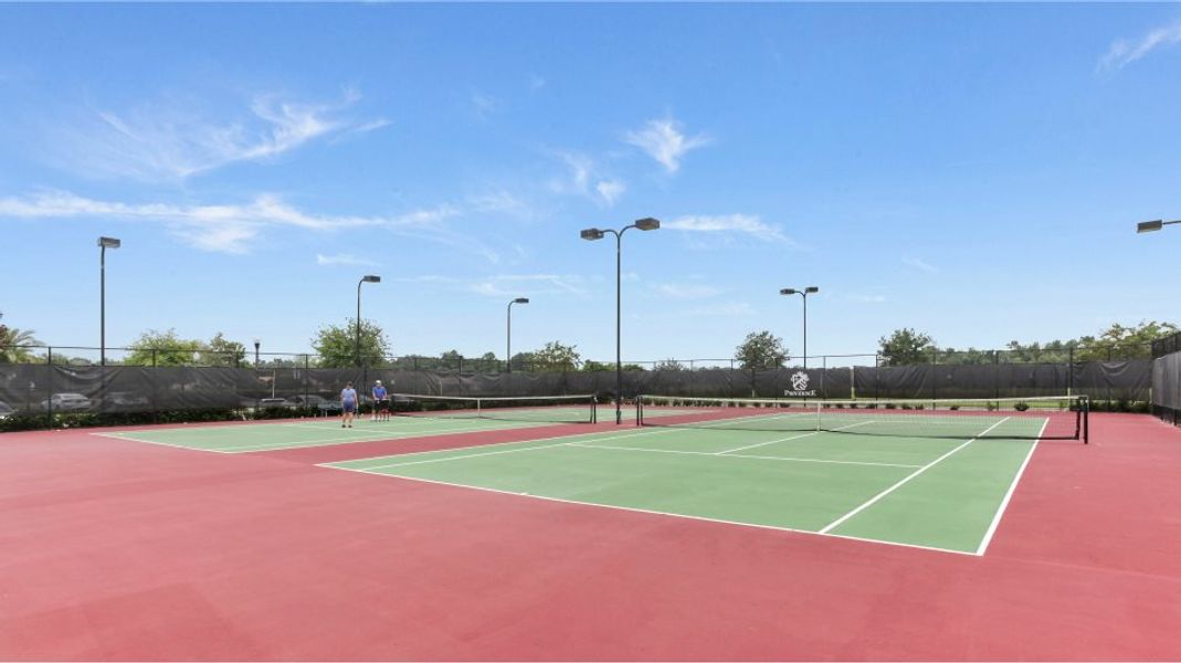 Tennis courts