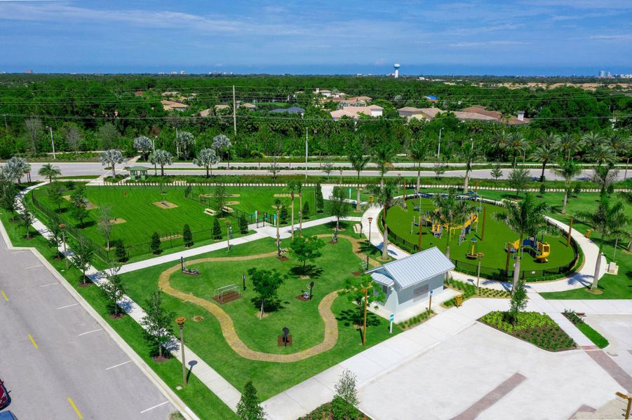 Eastern view of ALTON Dog Park, Playground and Outdoor Fitness Loop