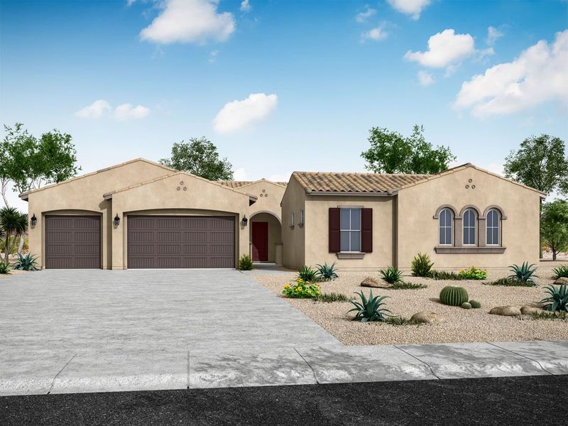 Orion at Arroyo Norte spanish exterior elevation William Ryan Homes Phoenix