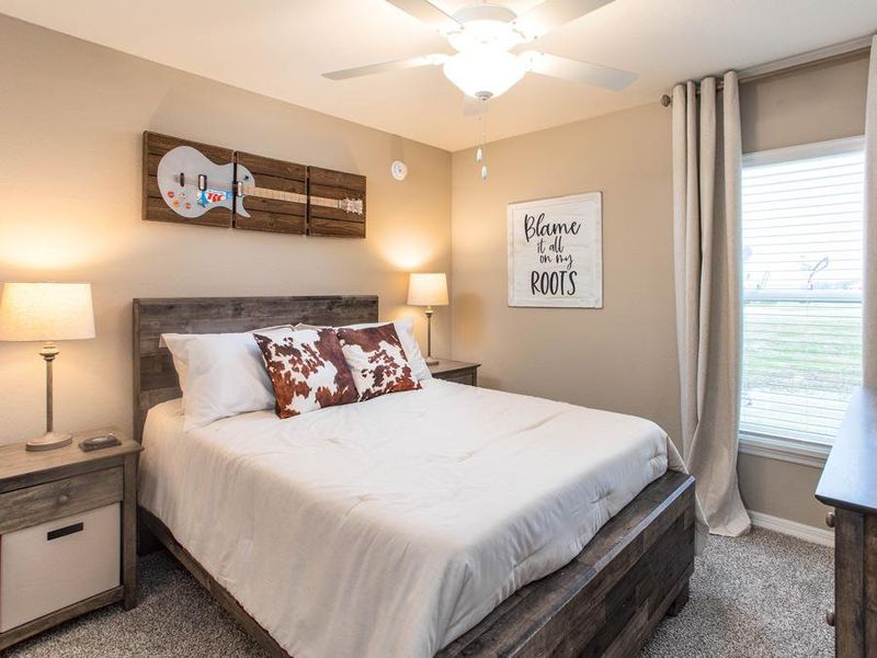 Secondary bedrooms offer space for everyone in your household - Parker model home in Eagle Lake, FL