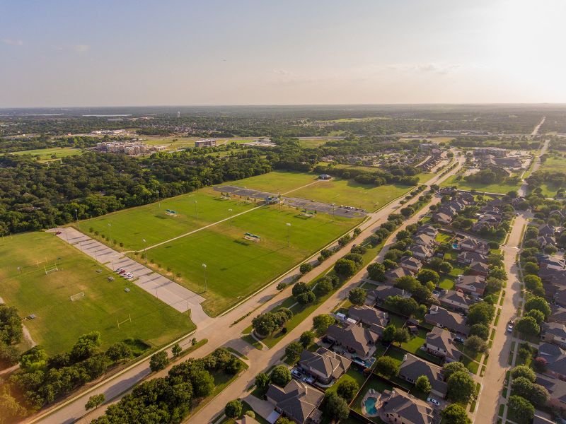 Stay fit and enjoy the sports fields at nearby Corinth Community Park.