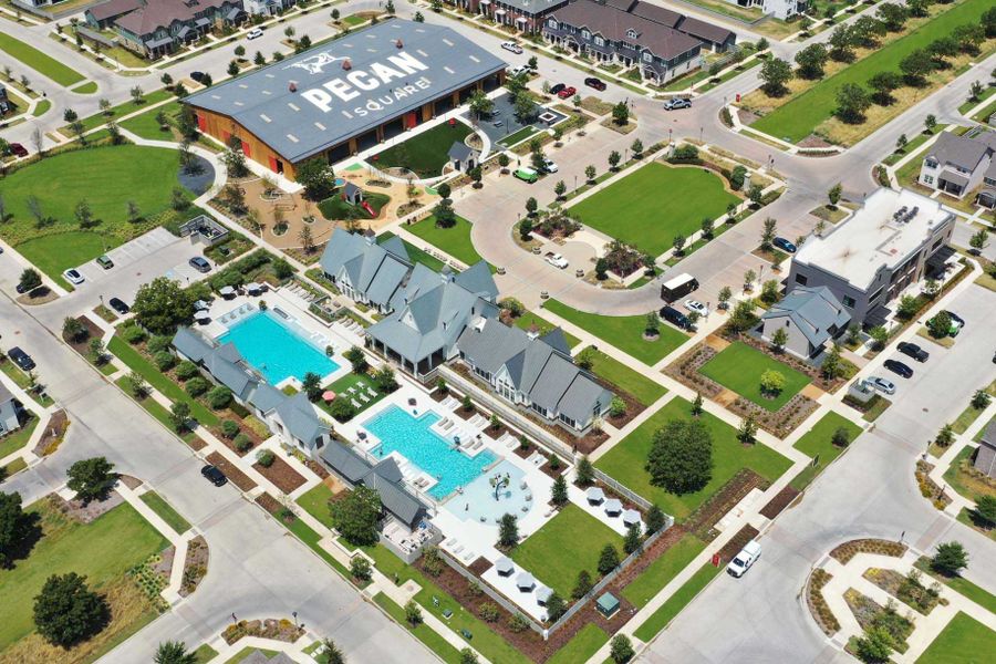 Pecan Square: 100ft. lots by Highland Homes in Northlake - photo