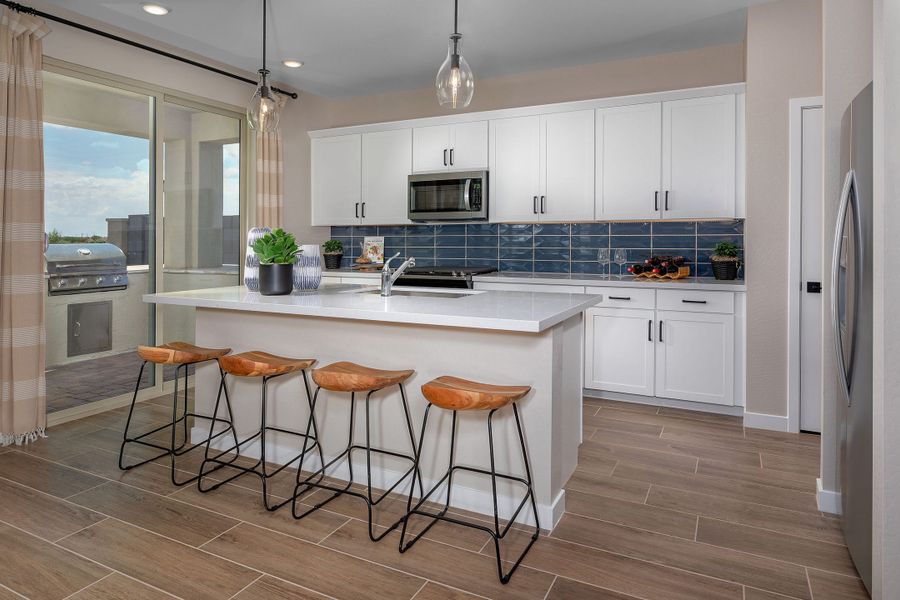 Kitchen | Cyan | Greenpointe at Eastmark | New homes in Mesa, Arizona | Landsea Homes