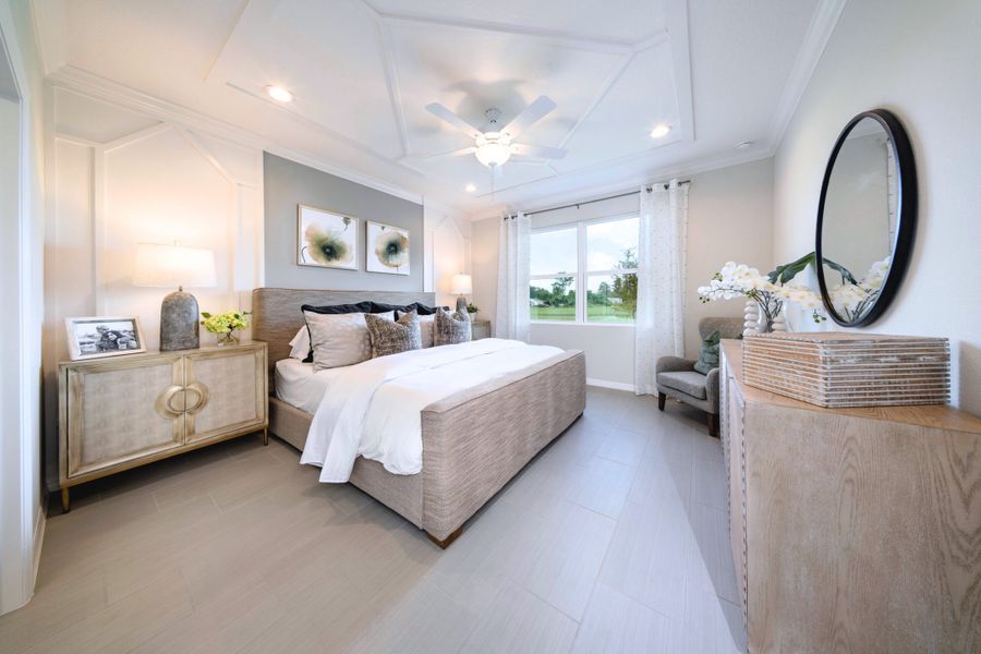 Selby Flex | Primary Bedroom | New Homes in Florida | Landsea Homes