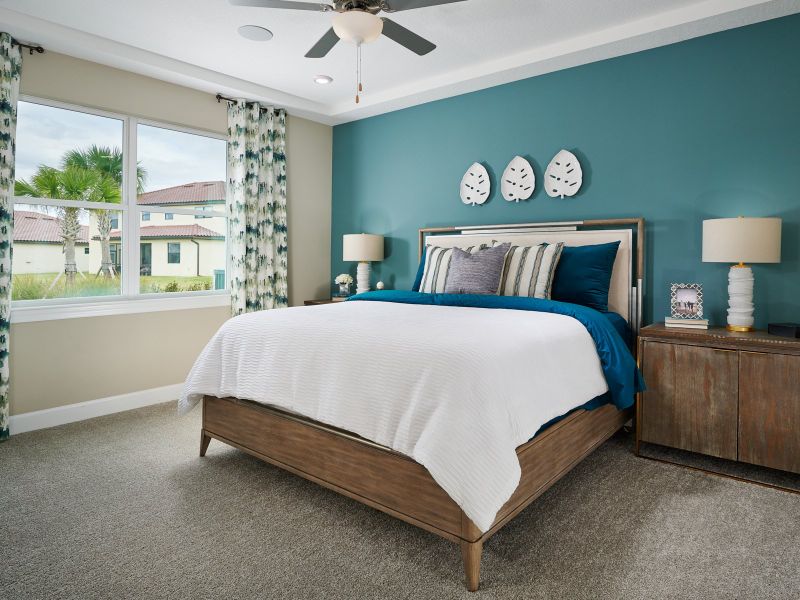 Primary Suite modeled at Savanna at Lakewood Ranch.