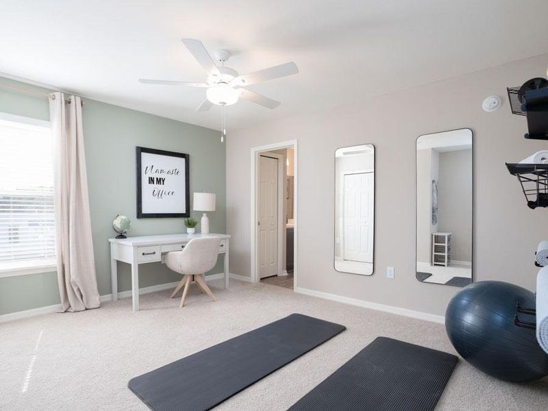 And, may have flexible use such as a home office and workout room - Magnolia townhome in Plant City, FL