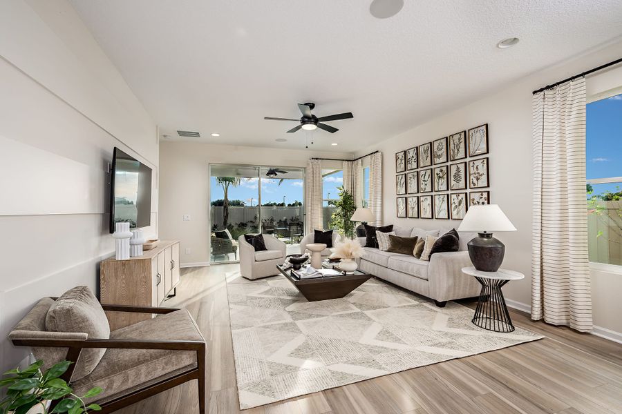 Living Room | Meadowood | New Homes in Palm Bay, FL | Landsea Homes