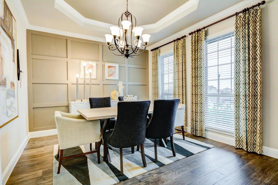 Dining Room | Concept 2622 at Abe's Landing in Granbury, TX by Landsea Homes