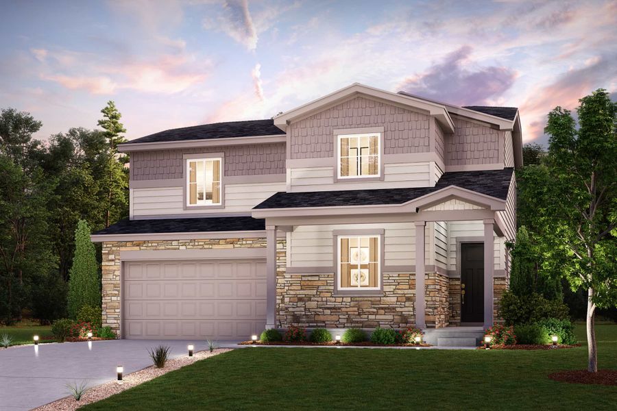 The Silverthorne | Residence 39206 Elevation B at The Overlook at Johnstown Farms