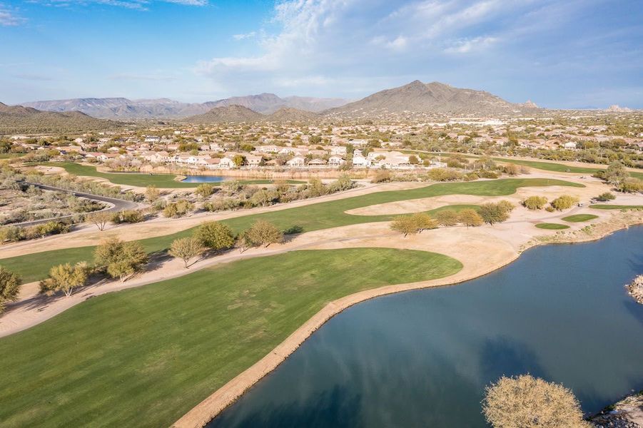 Dove Valley Ranch Golf Club lake new homes for sale Arroyo Norte New River AZ new home construction by William Ryan Homes Phoenix