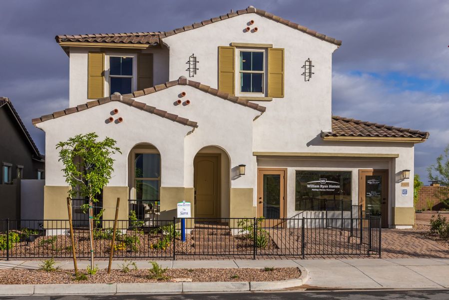 Sierra exterior at Wavelength at Eastmark new home construction by William Ryan Homes Phoenix