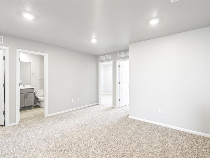 Loft in the Orchard floorplan at a Meritage Homes community in Aurora, CO.