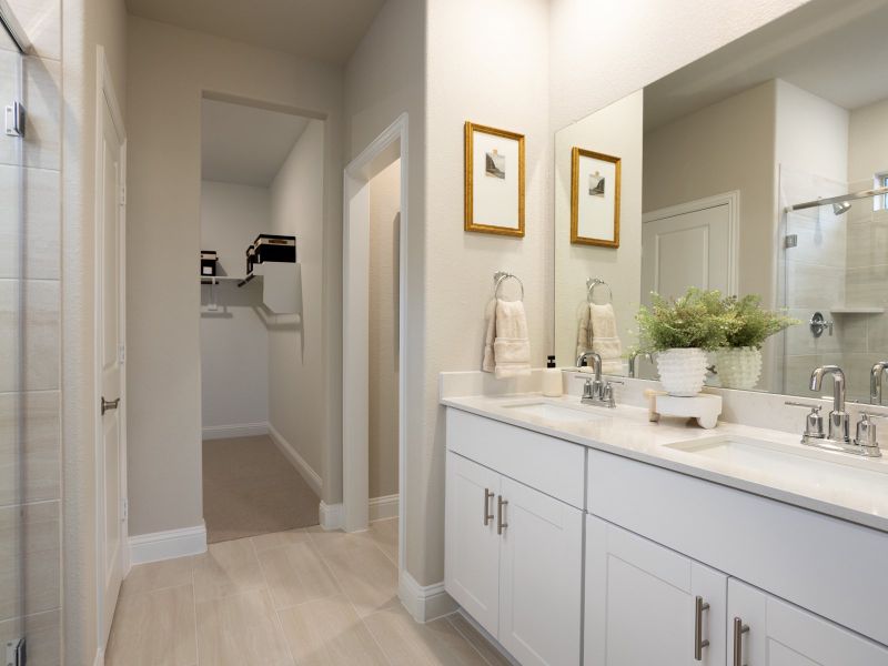 Your master bathroom retreat features an amazing walk-in closet