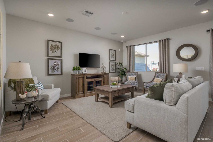 Living Room | Aspen | Northern Farms | New homes in Waddell, Arizona | Landsea Homes