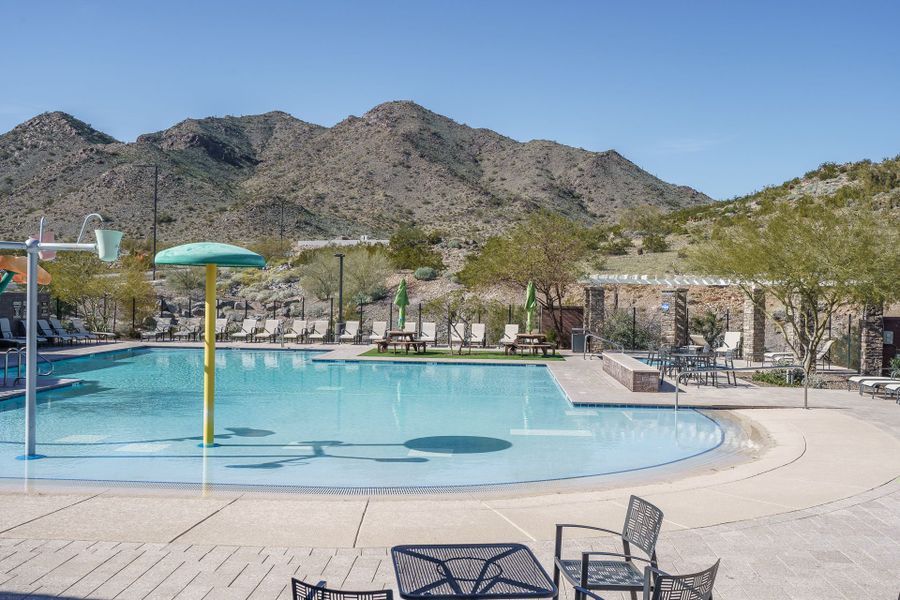 the ridge at sienna hills pool features new homes in buckeye az william ryan