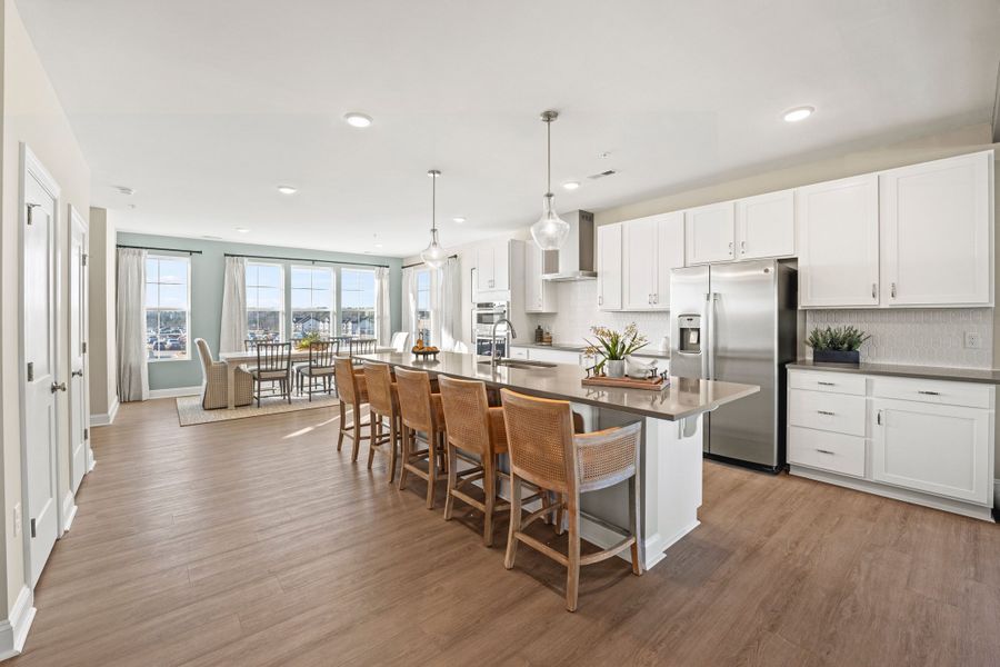 kitchen with island