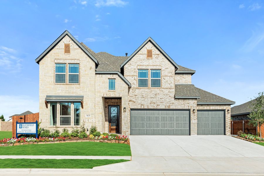 Hulen Trails Violet IV AS Model. Fort Worth, TX New Homes