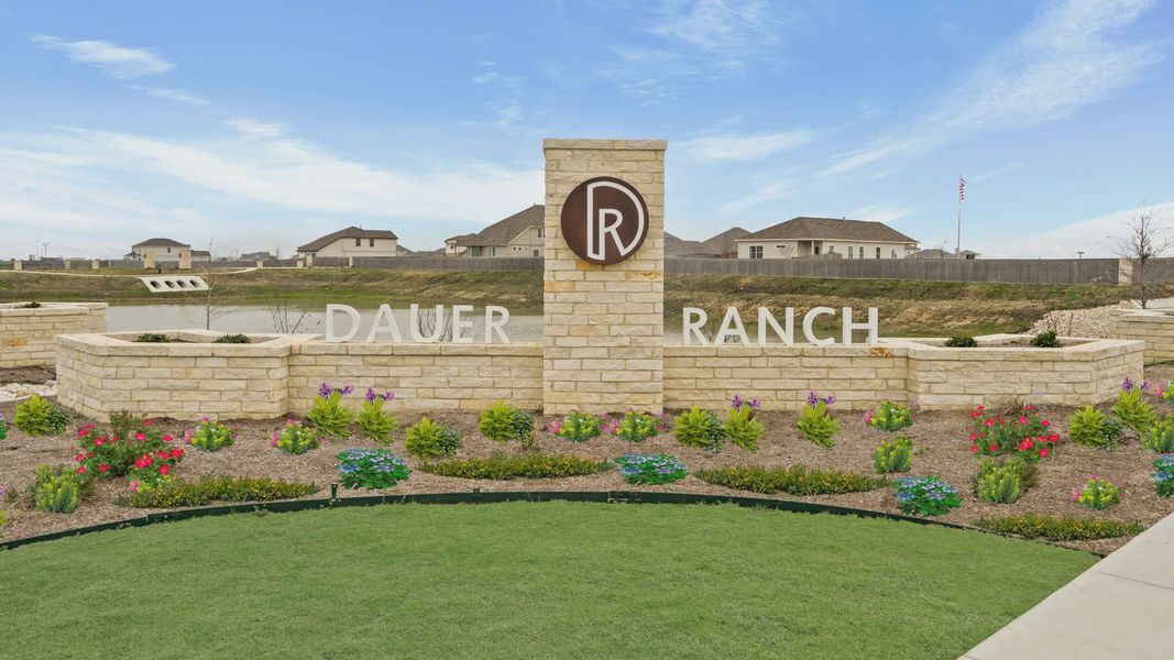 Dauer Ranch Entrance Monument