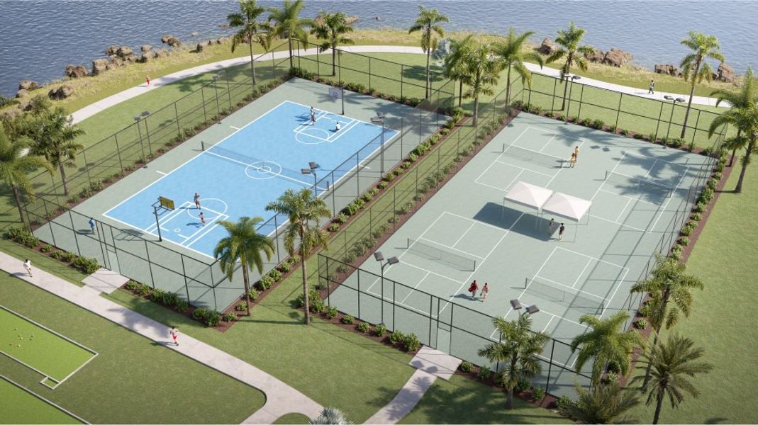 Sports courts