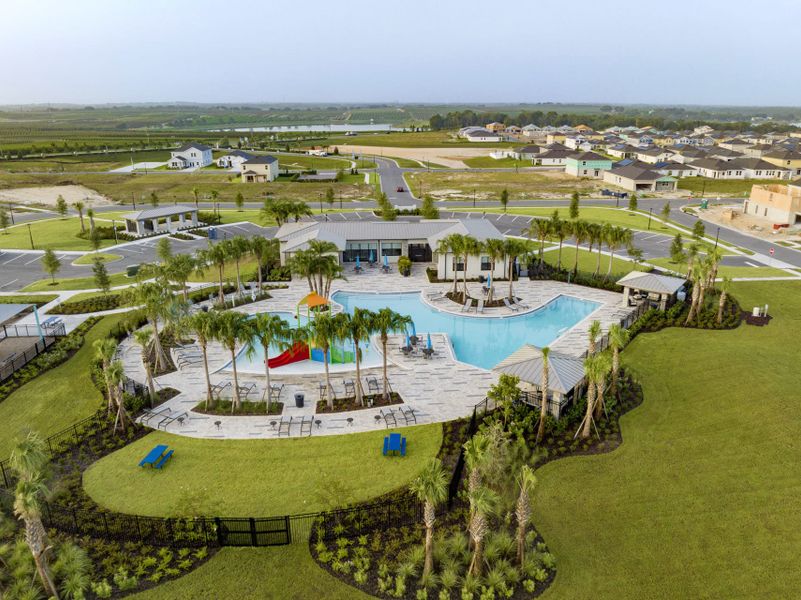 Aerial Photography | Trinity Lakes | New homes in Groveland, Florida | Landsea Homes