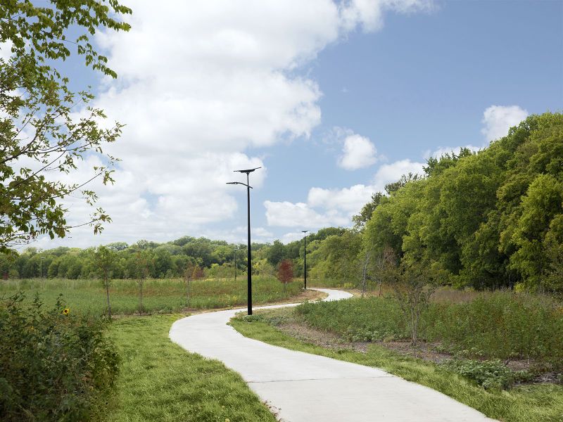 Enjoy a bike ride on the miles of nearby trails