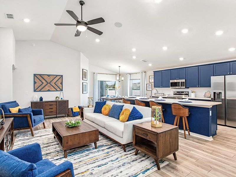 Enjoy a spacious and open living area - Parker model home in Haines City, FL