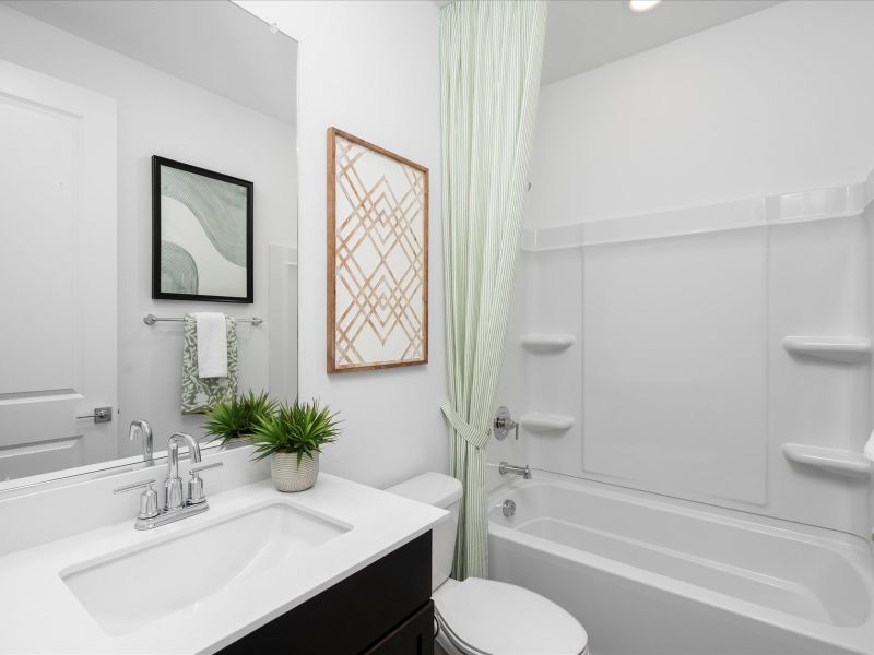 Bathroom in the Bailey Floorplan at Rancho Mirage