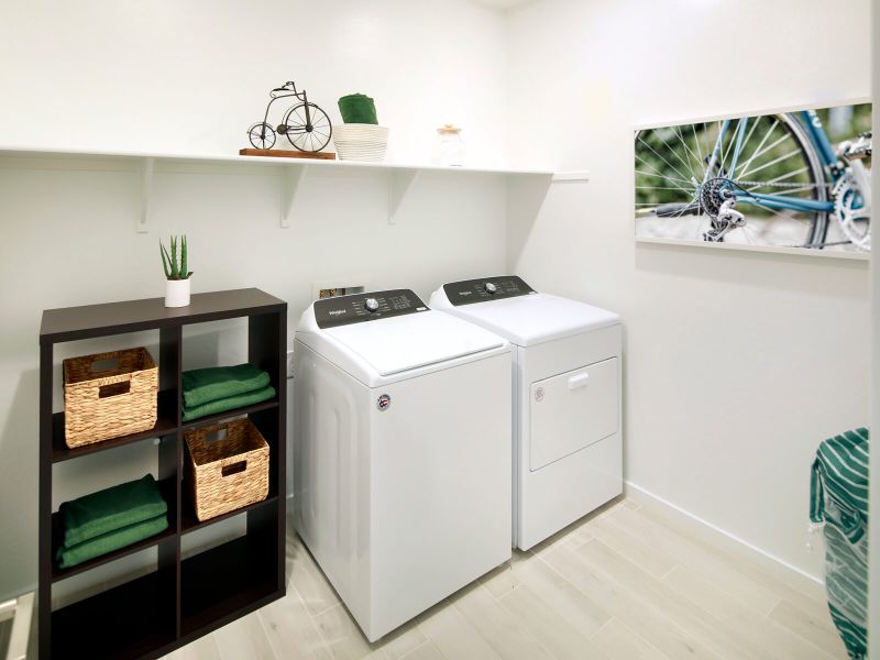 Sydney laundry room modeled at San Tan Groves