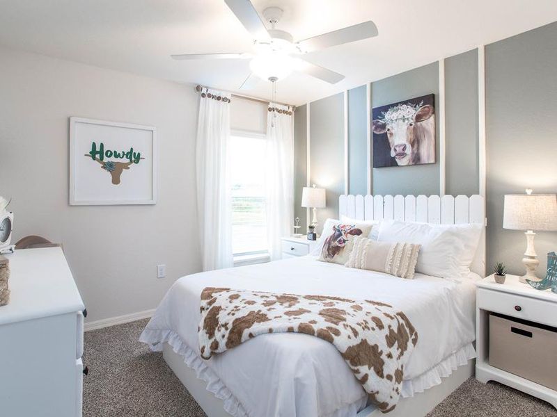 Secondary bedrooms offer space for everyone in your household - Parker model home in Eagle Lake, FL