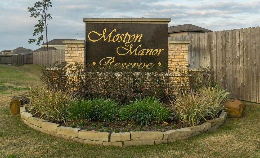 Mostyn Manor Reserve Community Sign