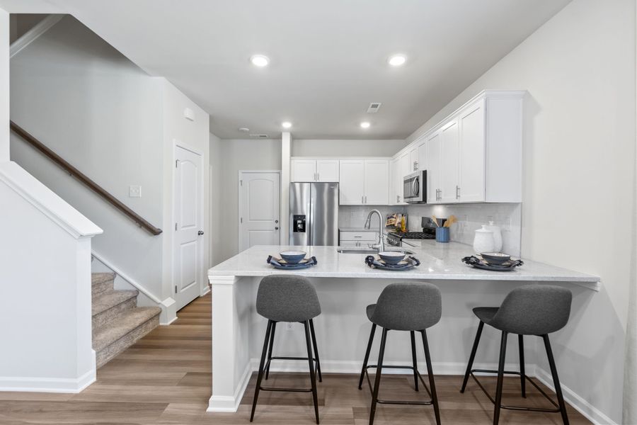 Auden model home kitchen