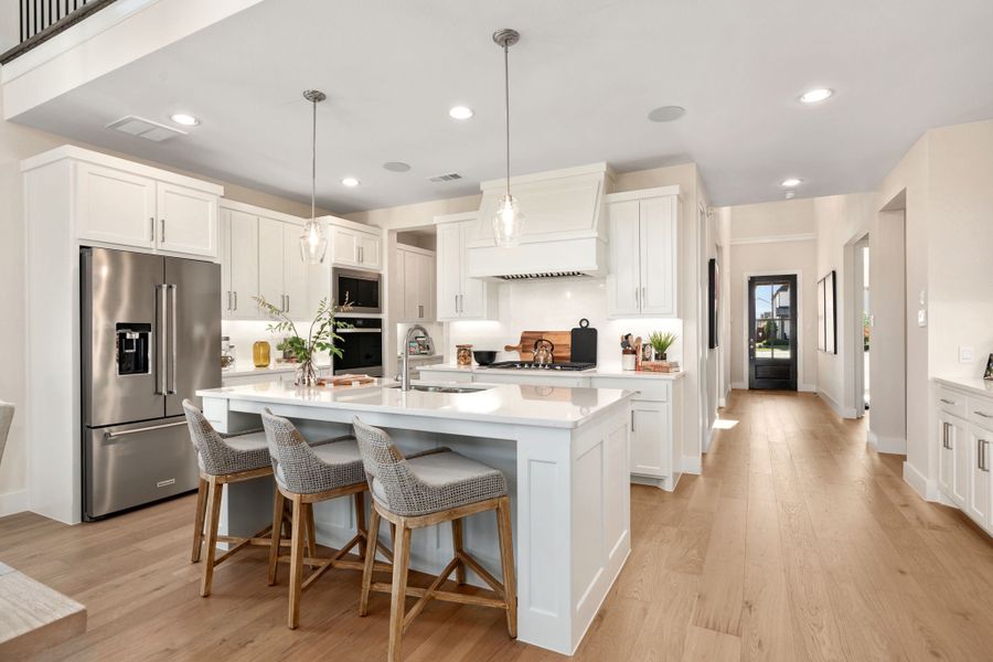 Plan 1146 Kitchen - Mosaic 50s Model - Photo by American Legend Homes