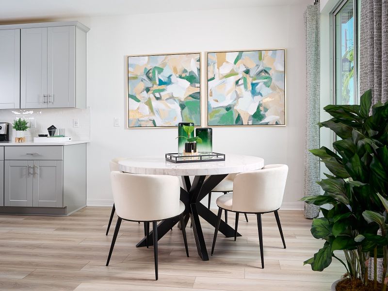 Dining room in Hibiscus floorplan