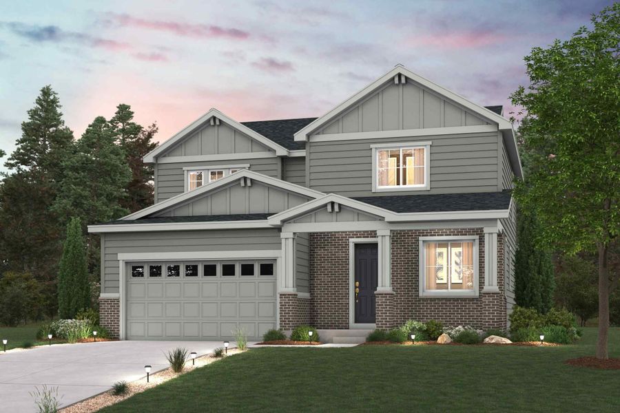 Avon Plan Elevation C at Timnath Lakes in Timnath, CO by Century Communities