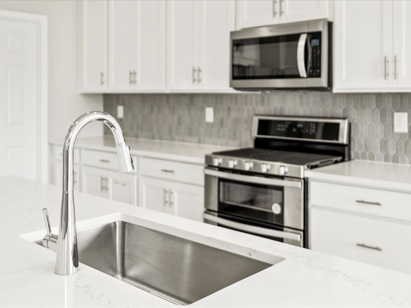 Fraser floorplan interior image taken at a Meritage Homes community in Northern Colorado.