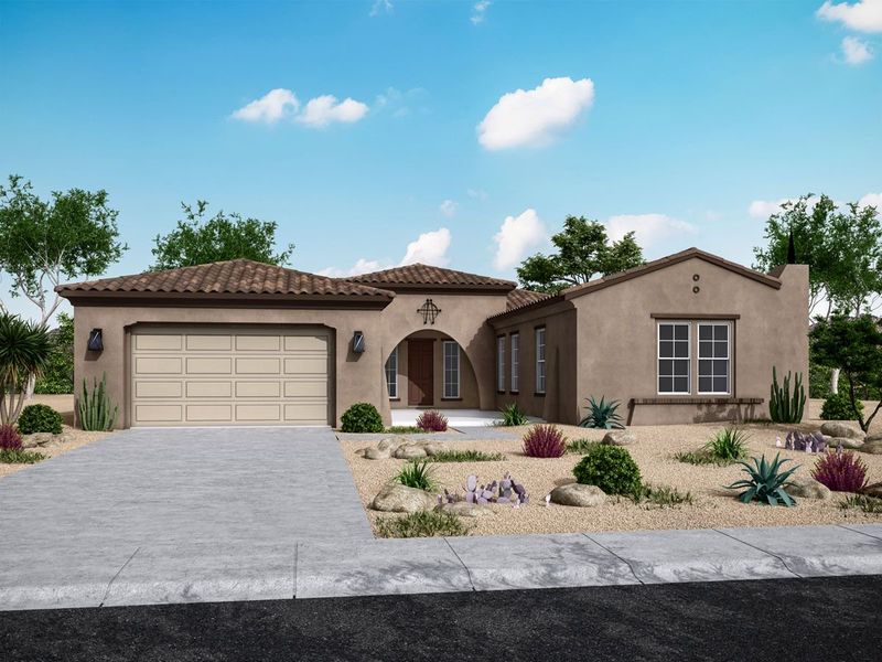 Carina at Arroyo Norte monterey exterior elevation new home construction by William Ryan Homes Phoenix