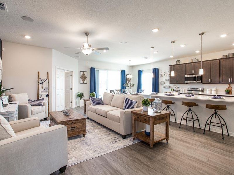 These new homes in Ocala offer popular open-concept living space - Shelby home plan