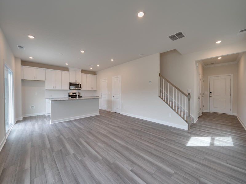 Living and Kitchen Area at Childers Park in Concord, NC.