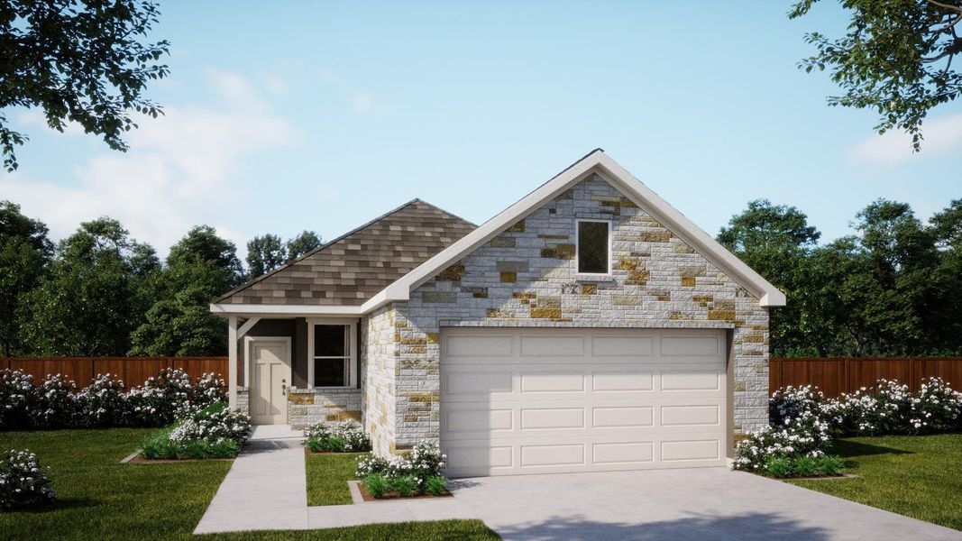 Elevation G | Shelby at Village at Manor Commons in Manor, TX by Landsea Homes