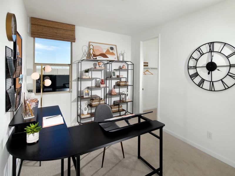 Turn one of the Lark's four bedrooms into a home office.