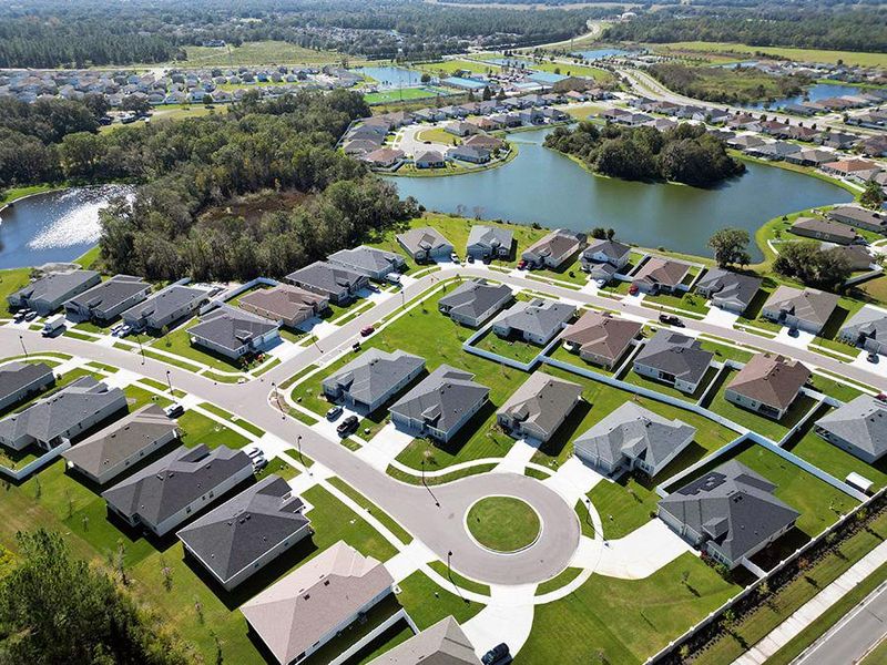 Homes in this beautiful community are situated amongst open space, conservation, and ponds.