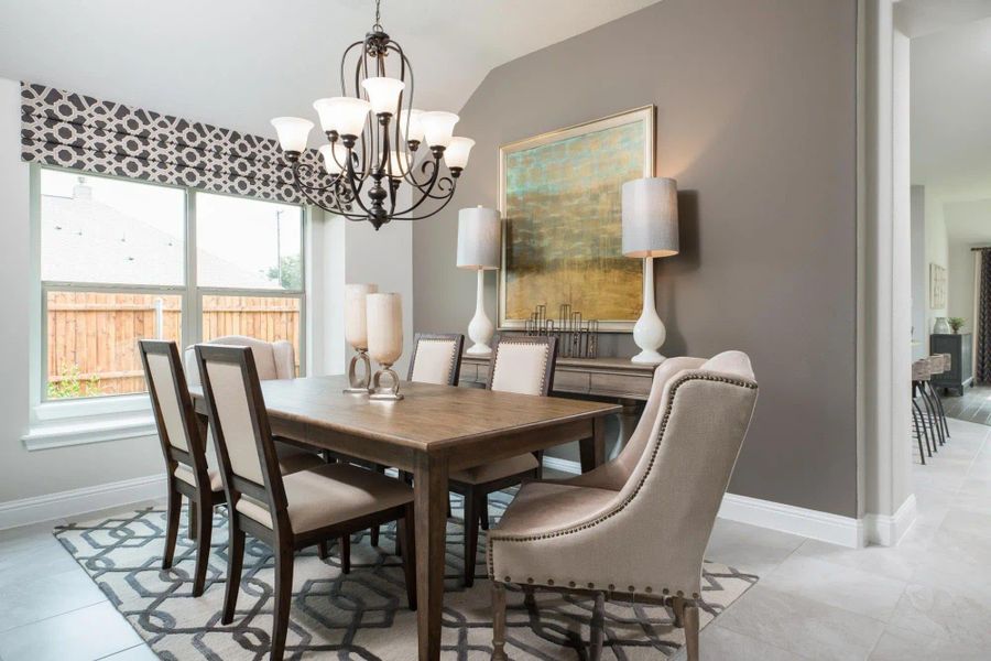 Dining Room | Concept 1991 at Chisholm Hills in Cleburne, TX by Landsea Homes