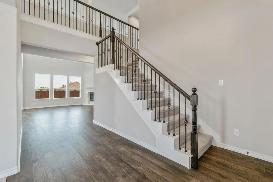 Stairs | Concept 3115 at Massey Meadows in Midlothian, TX by Landsea Homes