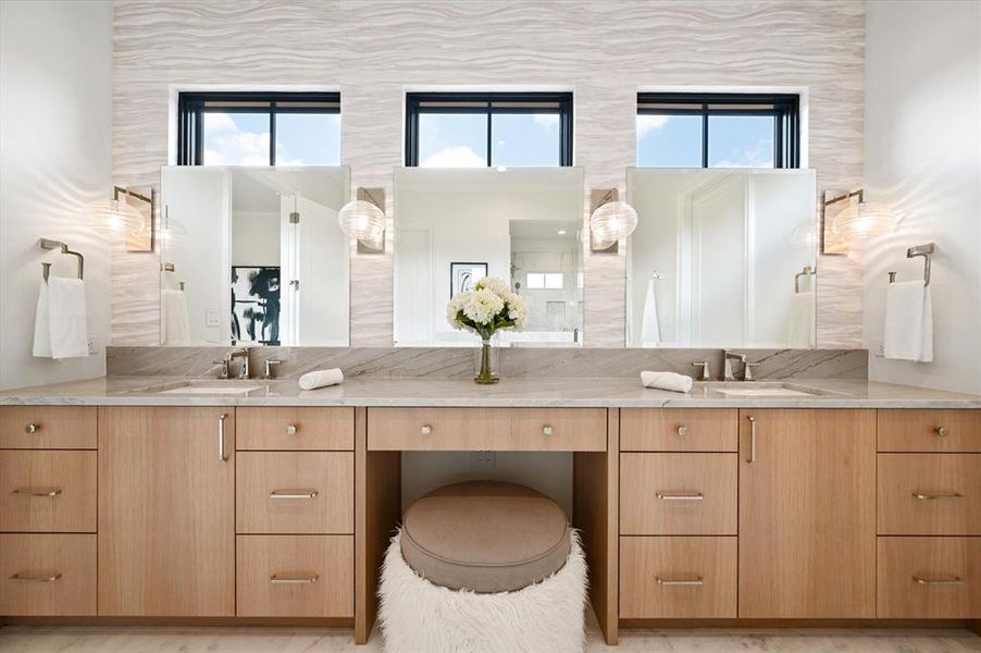 Primary Bath Double Vanity